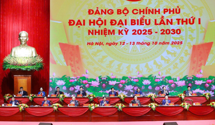 Đại hội Đảng bộ Chính phủ lần thứ I tiến hành phiên trù bị