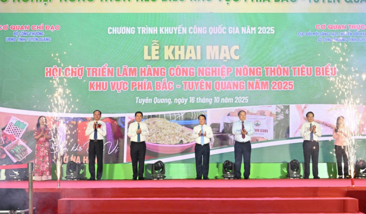 Khai mạc Hội chợ Công nghiệp nông thôn tiêu biểu khu vực phía Bắc 2025: Động lực xúc tiến thương mại và liên kết chuỗi giá trị