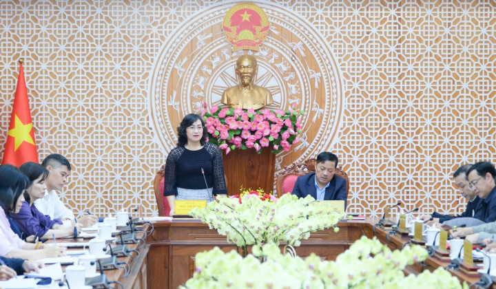 Thứ trưởng Phan Thị Thắng làm việc với tỉnh Lâm Đồng về triển khai các Chương trình mục tiêu quốc gia