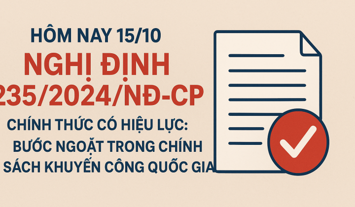 Hôm nay 15/10, Nghị định 235/2025/NĐ-CP chính thức có hiệu lực: Bước ngoặt trong chính sách khuyến công quốc gia