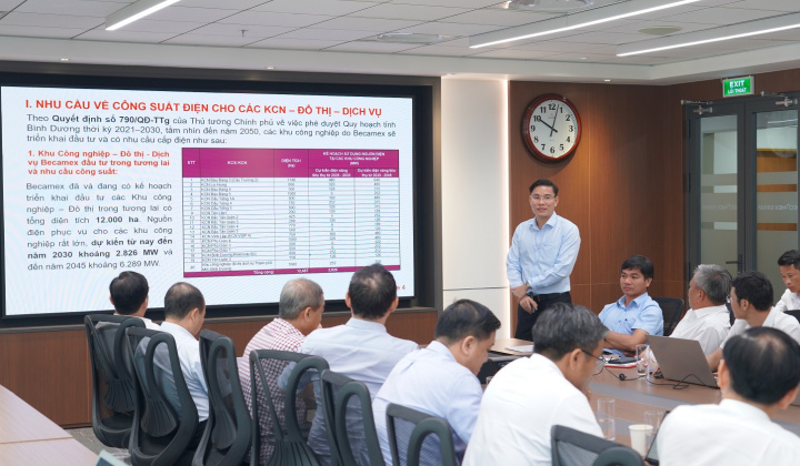Đảm bảo cung cấp điện cho các khu công nghiệp của Becamex là trách nhiệm của EVNHCMC vì sự phát triển chung của thành phố