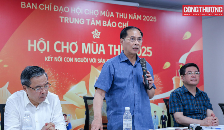 Phó Thủ tướng Bùi Thanh Sơn đánh giá cao nỗ lực của các đơn vị trong triển khai đúng tiến độ tổ chức Hội chợ Mùa Thu 2025