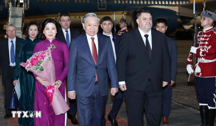 Tổng Bí thư Tô Lâm bắt đầu thăm chính thức Cộng hòa Bulgaria