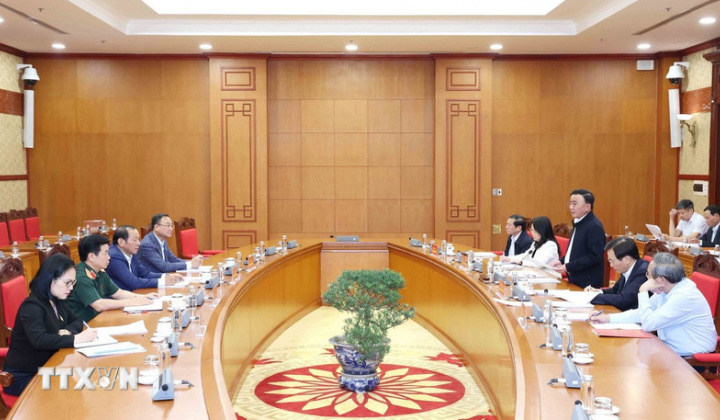 Rà soát tình hình triển khai công tác tổ chức phục vụ Đại hội XIV của Đảng