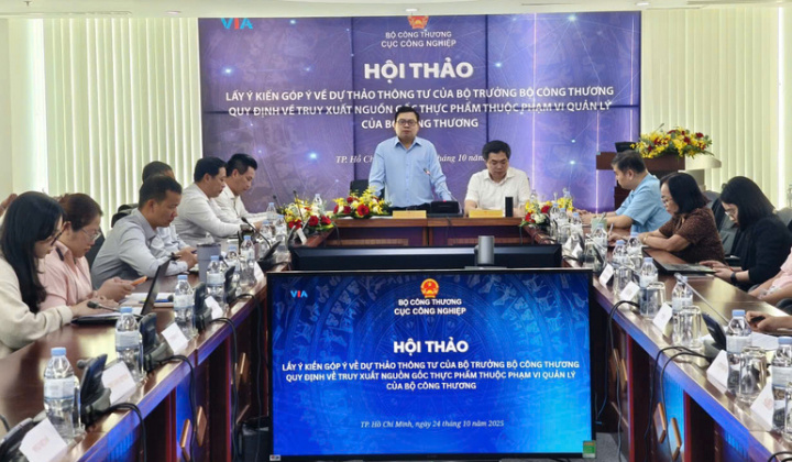 Bộ Công Thương đề xuất quy định mới về truy xuất nguồn gốc thực phẩm