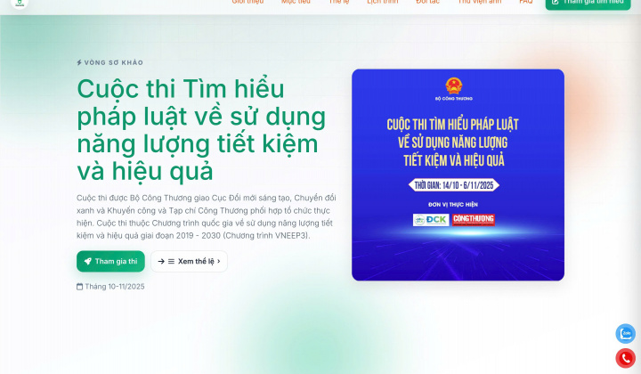 Giới trẻ tìm hiểu pháp luật về tiết kiệm năng lượng: Làn gió mới lan tỏa ý thức xanh