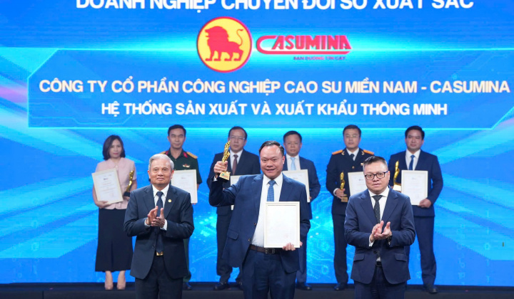 Casumina nhận Giải thưởng Chuyển đổi số Việt Nam 2025