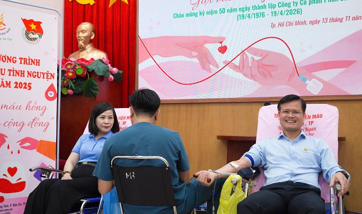 Tuổi trẻ Phân bón Miền Nam với “Giọt máu hồng - Vì cộng đồng”