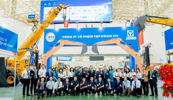 911 Group tham gia Triển lãm quốc tế về công nghệ Đường sắt và Máy công trình