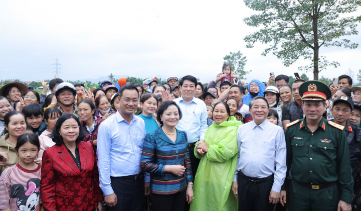 Chủ tịch nước Lương Cường dự Ngày hội Đại đoàn kết toàn dân tại Đà Nẵng