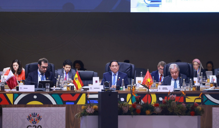 Hội nghị Thượng đỉnh G20: Thủ tướng Phạm Minh Chính đề xuất 3 bảo đảm chiến lược thúc đẩy tăng trưởng bao trùm, bền vững