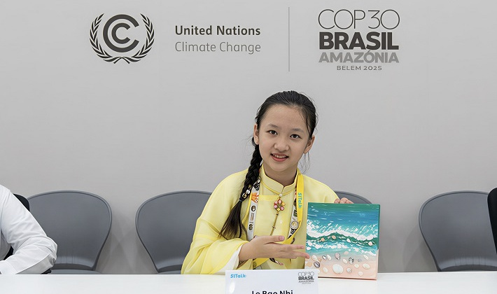 Tiếng nói xanh của thiếu niên Việt Nam tại COP30 Brazil