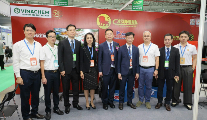 Vinachem và Casumina đón Đoàn xúc tiến thương mại Trung Quốc tại Rubber Tech 2025