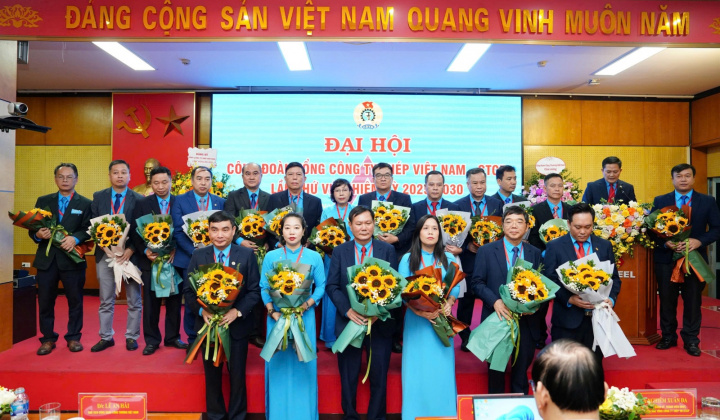 Đại hội Công đoàn TCT Thép Khóa VII: Đổi mới mạnh mẽ, hướng về người lao động và phát triển bền vững