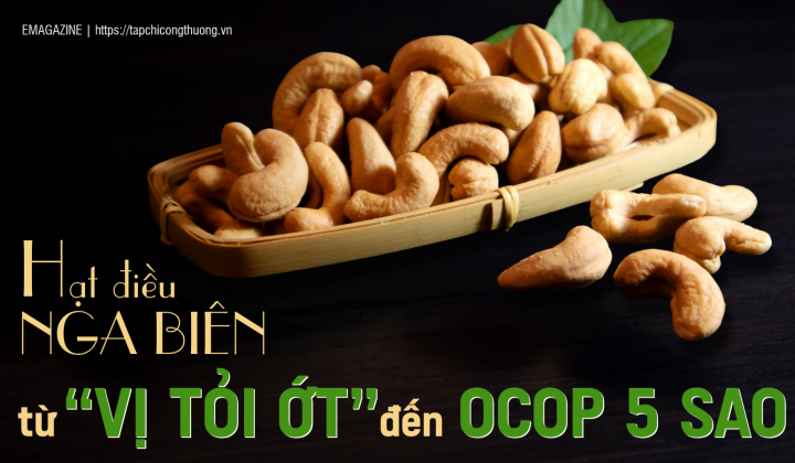 [eMagazine] Hạt điều Nga Biên: Từ “Vị tỏi ớt” đến OCOP 5 sao