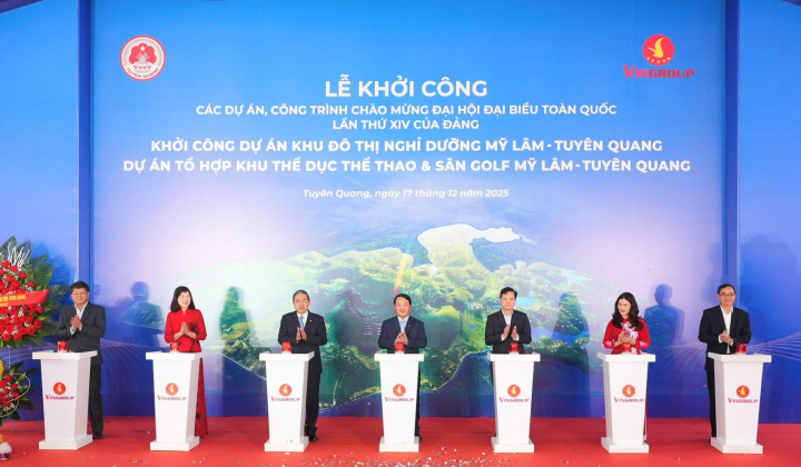 Tập đoàn Vingroup khởi công quần thể đô thị nghỉ dưỡng cao cấp hàng đầu châu Á tại Tuyên Quang