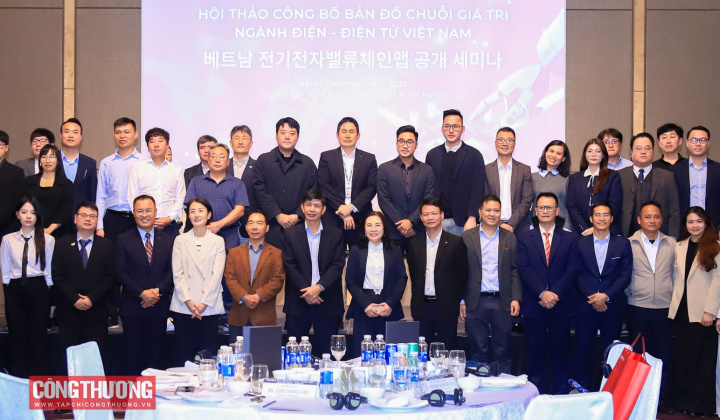 Công bố bản đồ chuỗi giá trị ngành điện - điện tử Việt Nam