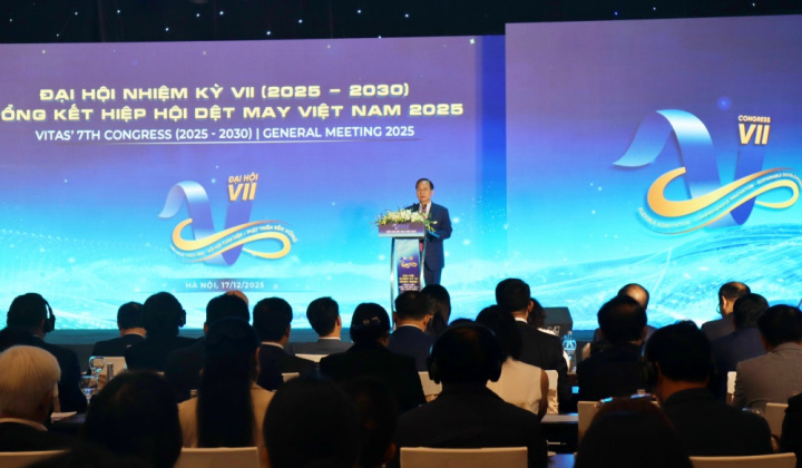 Hiệp hội Dệt may Việt Nam: 6 mục tiêu trọng tâm Nhiệm kỳ VII (2025 - 2030)