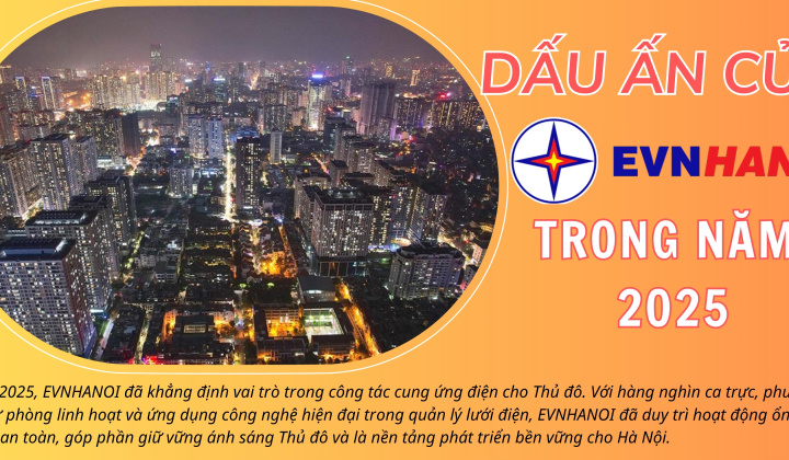 Dấu ấn Tổng công ty Điện lực thành phố Hà Nội trong năm 2025
