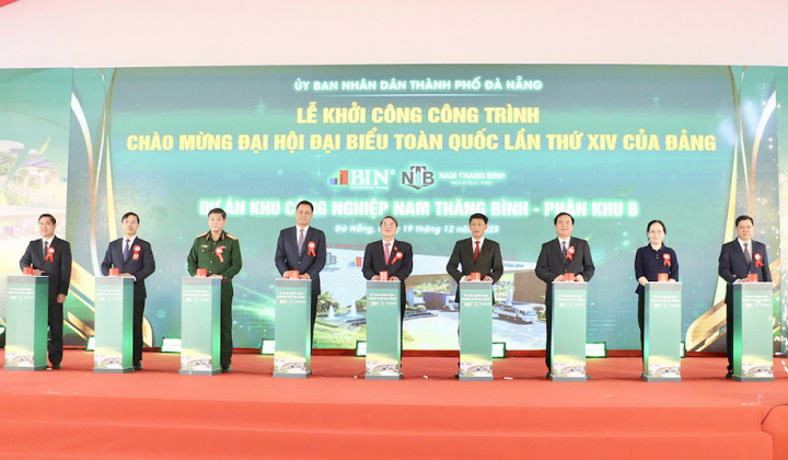 Đà Nẵng: Khởi công dự án Khu công nghiệp Nam Thăng Bình hơn 3.300 tỷ đồng