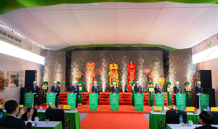 DAP-Vinachem khởi công dự án MAP công nghệ cao công suất 60.000 tấn/năm