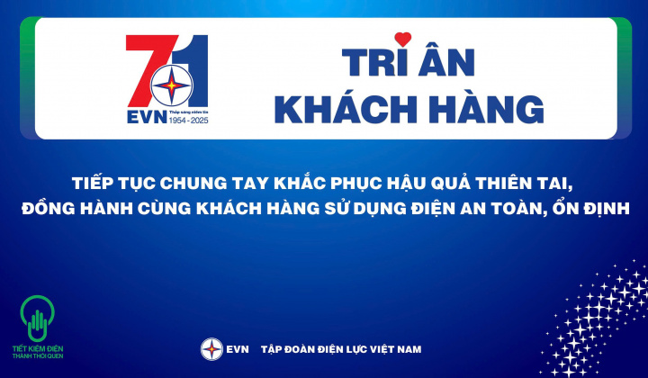 EVN lan tỏa nhân ái qua Tháng tri ân khách hàng năm 2025