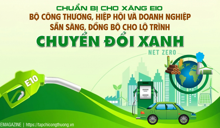 Chuẩn bị cho xăng E10: Bộ Công Thương, hiệp hội và doanh nghiệp sẵn sàng, đồng bộ cho lộ trình chuyển đổi xanh