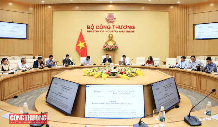 Bộ Công Thương xây dựng quy định về xử phạt vi phạm hành chính trong lĩnh vực điện lực