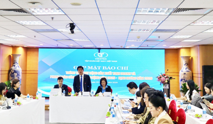 Tập trung cải thiện hiệu suất các nguồn lực, năm 2026 Tập đoàn Dệt may Việt Nam đặt mục tiêu doanh thu hợp nhất 20.000 tỷ đồng