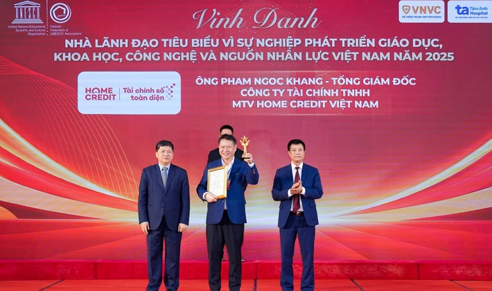 Home Credit được Liên hiệp các Hội UNESCO Việt Nam vinh danh trong Top 10 đơn vị tiêu biểu xuất sắc