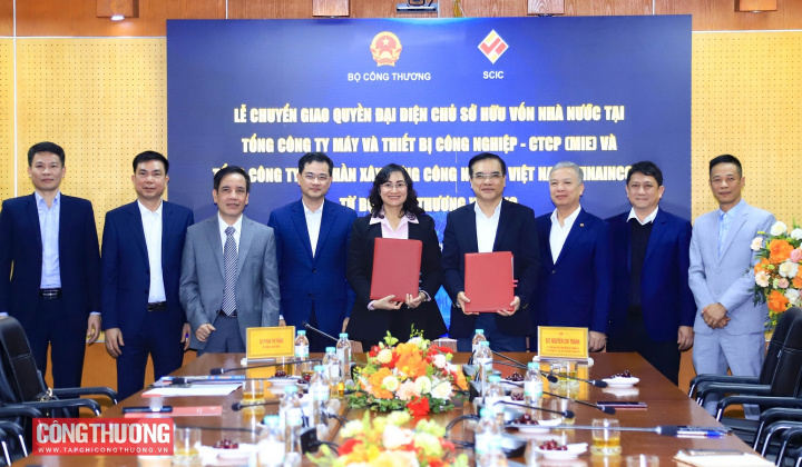 Chuyển giao 2 Tổng Công ty từ Bộ Công Thương về Tổng công ty Đầu tư và Kinh doanh vốn nhà nước (SCIC)