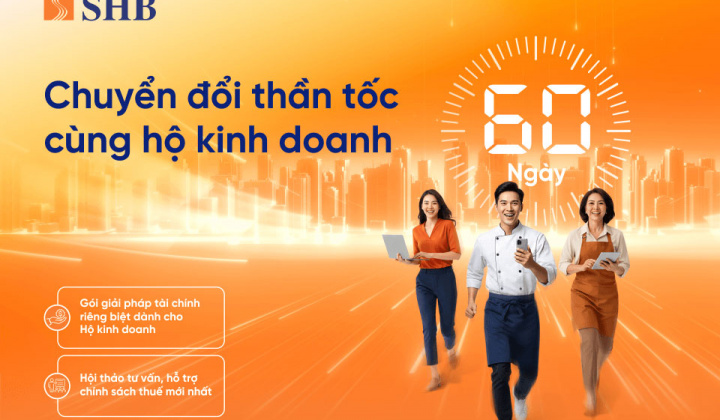 SHB kích hoạt chiến dịch 60 ngày chuyển đổi tăng tốc cho tiểu thương trên toàn quốc