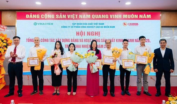 Casumina vào Top 5 doanh thu, triển khai đồng bộ nhiệm vụ trọng tâm 2026