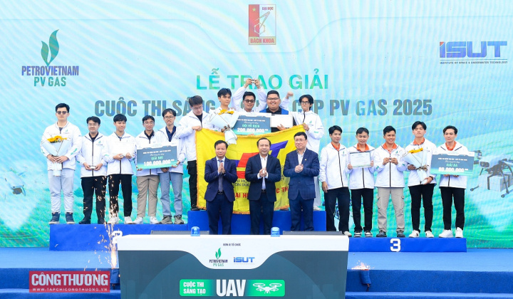 Chung kết Cuộc thi Sáng tạo UAV 2025 - Cup PV GAS: Sân chơi công nghệ dành cho thế hệ kỹ sư trẻ Việt Nam