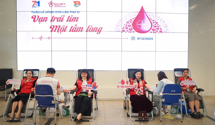 Tuần lễ hồng EVN lần thứ XI: Vạn trái tim - Một tấm lòng