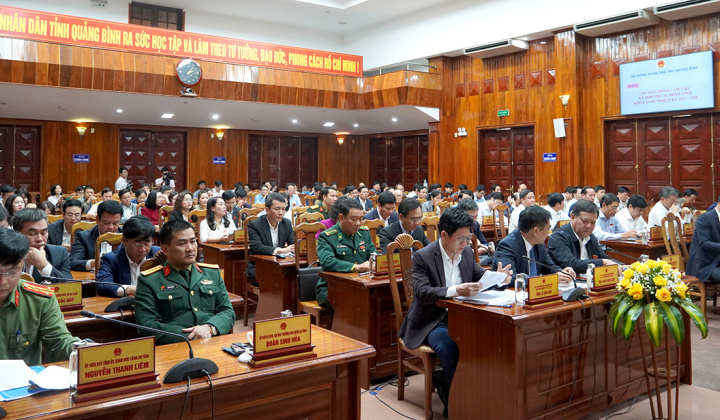 UBND tỉnh Quảng Bình: Tinh gọn tổ chức bộ máy còn 13 cơ quan chuyên môn