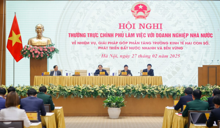 Hội nghị Thường trực Chính phủ làm việc với doanh nghiệp Nhà nước về thúc đẩy tăng trưởng kinh tế