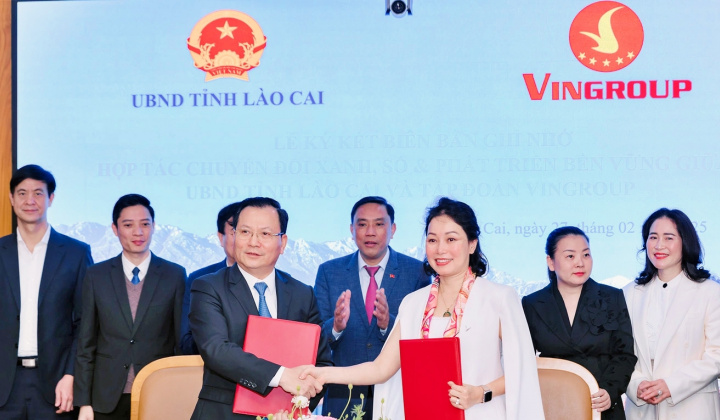 Tỉnh Lào Cai và Vingroup hợp tác toàn diện về chuyển đổi xanh