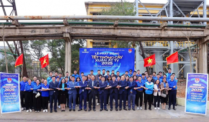 Tuổi trẻ Vinachem: Khởi động Tháng Thanh niên và phát động Tết trồng cây Xuân Ất Tỵ