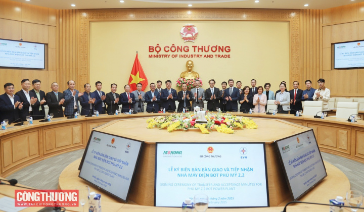 Chuyển giao Nhà máy điện BOT Phú Mỹ 2.2: Thành công của dự án điện BOT 100% vốn nước ngoài đầu tiên tại Việt Nam