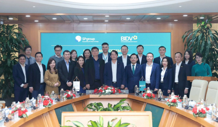 BIDV và SP Group hợp tác vì mục tiêu xanh