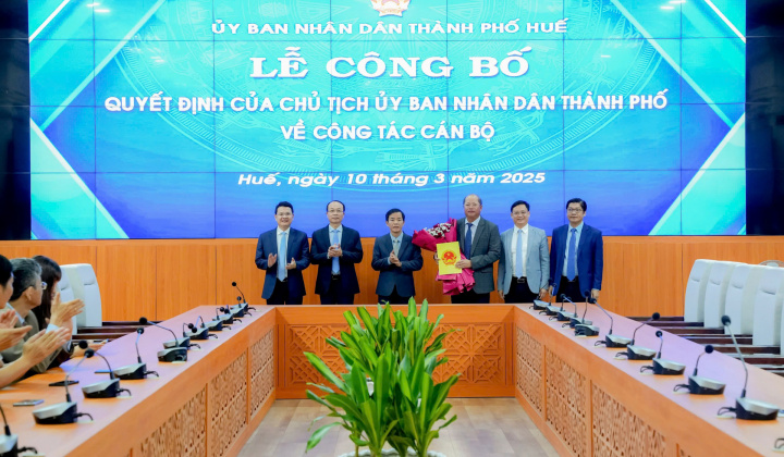 Thành phố Huế có tân Giám đốc Sở Công Thương