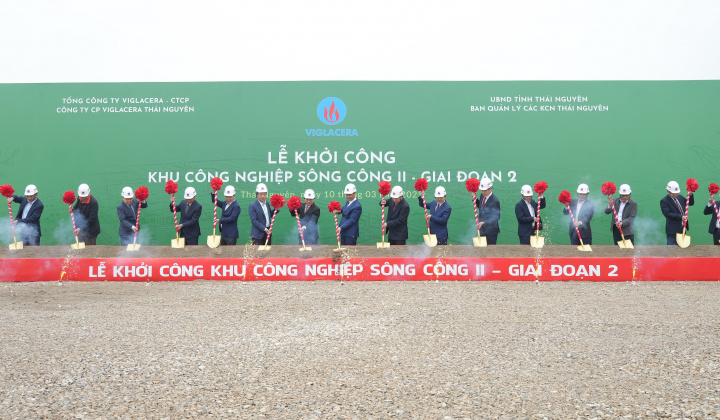 Khởi công khu công nghiệp gần 4.000 tỷ đồng tại Thái Nguyên