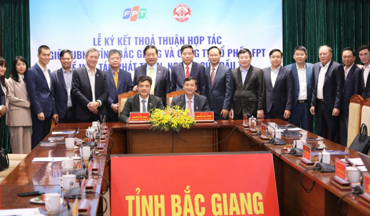 Tập đoàn FPT hợp tác chiến lược cùng Bắc Giang phát triển công nghiệp bán dẫn, chuyển đổi số