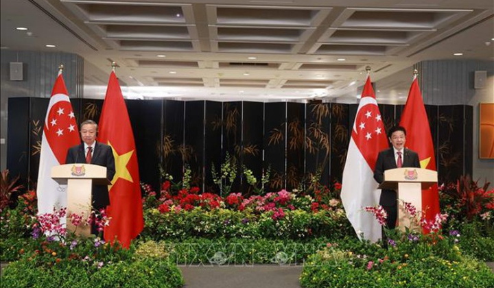 Việt Nam - Singapore nâng cấp quan hệ lên Đối tác Chiến lược toàn diện