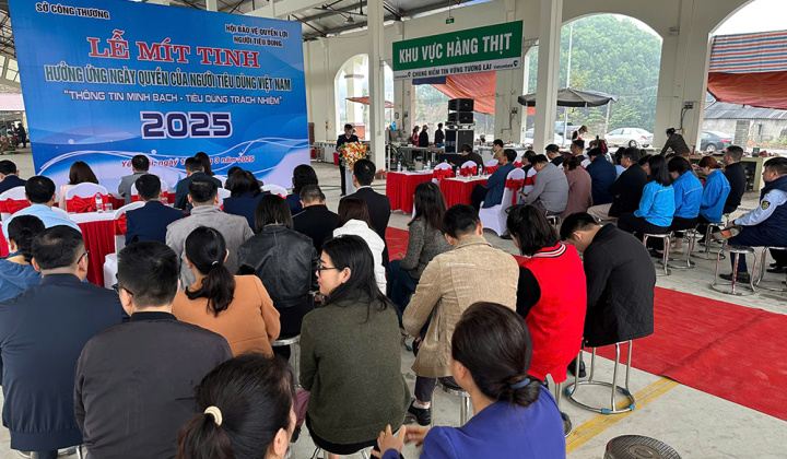 Yên Bái khởi động Tháng cao điểm bảo vệ quyền lợi người tiêu dùng 2025