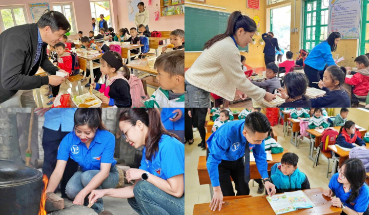 Tuổi trẻ Tổng Công ty Giấy Việt Nam: “Thắp sáng ước mơ tuổi thơ – Nấu cơm cho em” tại Yên Bái