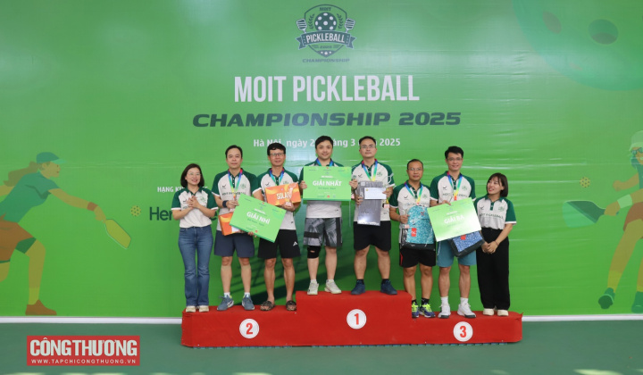Khép lại Giải đấu MOIT Pickleball Championship 2025 thành công, chuyên nghiệp và đầy cảm xúc