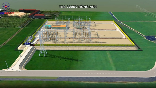 EVNNPT làm chủ đầu tư Dự án Trạm biến áp 220kV Hồng Ngự để đảm bảo điện cho tỉnh Đồng Tháp