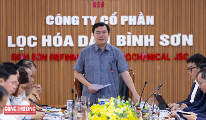 Thứ trưởng Nguyễn Sinh Nhật Tân: BSR cần đổi mới công nghệ và đa dạng hoá sản phẩm xăng dầu